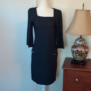 EUC Navy blue knit dress